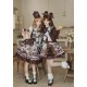 Alice Girl Bear Chocolate Salopette and JSK(1st Pre-Order/Full Payment Without Shipping)